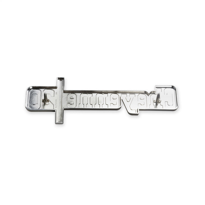 Holley 04-538 Fender Emblem; Silver/Gold; Incl. Mounting Hardware; Pair; CHEYENNE 20; - Truck Part Superstore