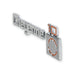 Holley 04-539 Fender Emblem; Silver/Red; Incl. Mounting Hardware; Pair; CHEYENNE 10; - Truck Part Superstore