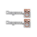 Holley 04-540 Fender Emblem; Silver/Red; Incl. Mounting Hardware; Pair; CHEYENNE 20; - Truck Part Superstore
