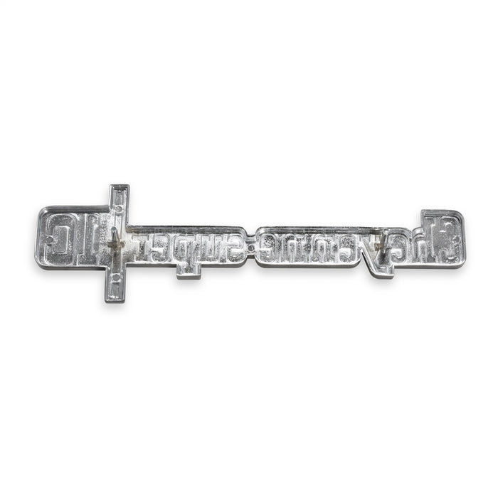 Holley 04-541 Fender Emblem; Silver/Gold; Incl. Mounting Hardware; Pair; CHEYENNE SUPER 10; - Truck Part Superstore