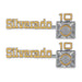 Holley 04-544 Fender Emblem; Silver/Yellow; Incl. Mounting Hardware; Pair; SILVERADO 10; - Truck Part Superstore