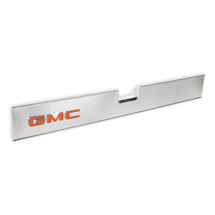Holley 04-561 Holley Classic Truck Tailgate Panel; GMC; Silver; Brushed Aluminum; Red Letter; - Truck Part Superstore