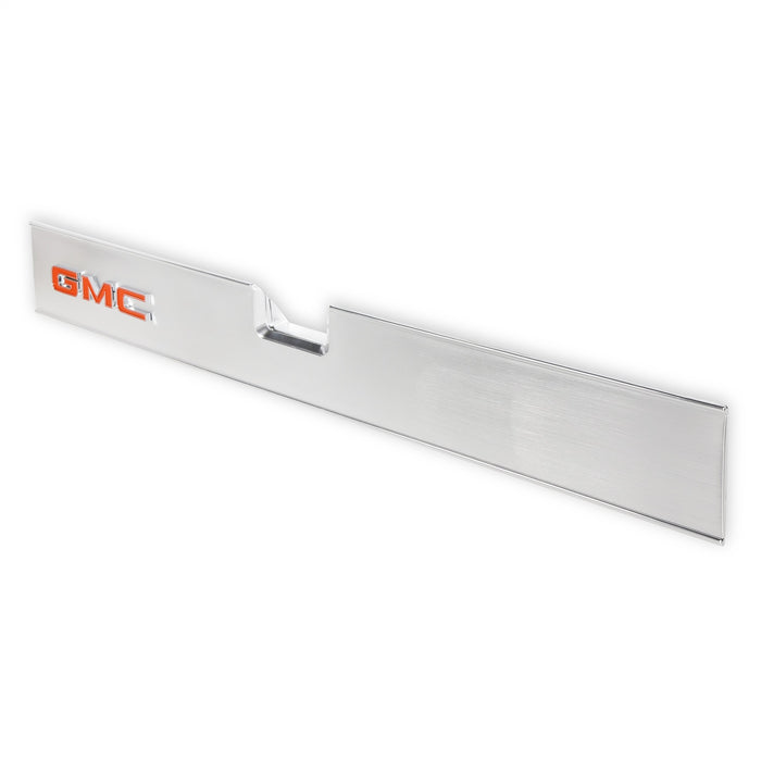 Holley 04-561 Holley Classic Truck Tailgate Panel; GMC; Silver; Brushed Aluminum; Red Letter; - Truck Part Superstore
