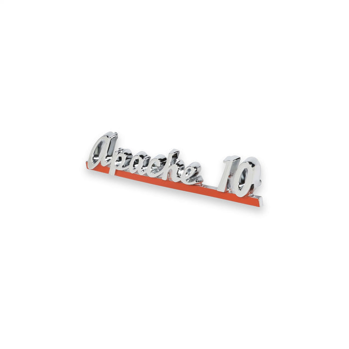 Holley 04-564 Fender Emblem; Red/Silver; Incl. All Factory Mounting Points; Pair; APACHE 10; - Truck Part Superstore