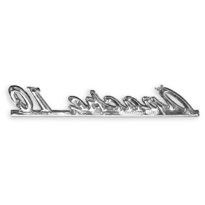 Holley 04-564 Fender Emblem; Red/Silver; Incl. All Factory Mounting Points; Pair; APACHE 10; - Truck Part Superstore