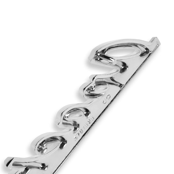 Holley 04-564 Fender Emblem; Red/Silver; Incl. All Factory Mounting Points; Pair; APACHE 10; - Truck Part Superstore