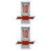 Holley 04-566 Fender Emblem; Red/Silver; Incl. All Factory Mounting Points; Pair; CHEVY 10; - Truck Part Superstore