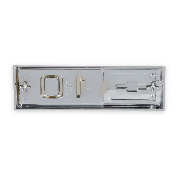 Holley 04-570 Holley Classic Truck Fender Emblem; Silver; Driver/Passenger; Chevy 10; Pair; - Truck Part Superstore
