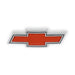 Holley 04-573 Grille Emblem; Red Bowtie W/Chrome Surround; Incl. All Factory Mounting; - Truck Part Superstore