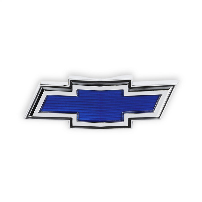 Holley 04-577 Hood Emblem; Blue Bowtie W/Chrome Surround; Incl. Mounting Hardware; - Truck Part Superstore