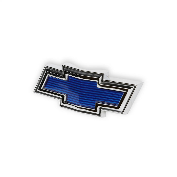 Holley 04-577 Hood Emblem; Blue Bowtie W/Chrome Surround; Incl. Mounting Hardware; - Truck Part Superstore