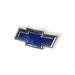 Holley 04-577 Hood Emblem; Blue Bowtie W/Chrome Surround; Incl. Mounting Hardware; - Truck Part Superstore