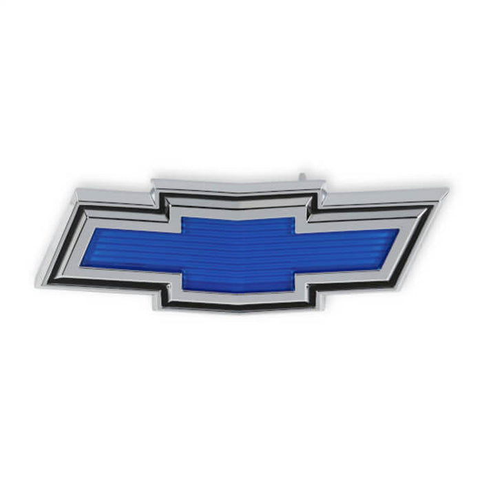 Holley 04-578 Grille Emblem; Blue Bowtie W/Chrome Surround; Incl. Mounting Hardware; - Truck Part Superstore
