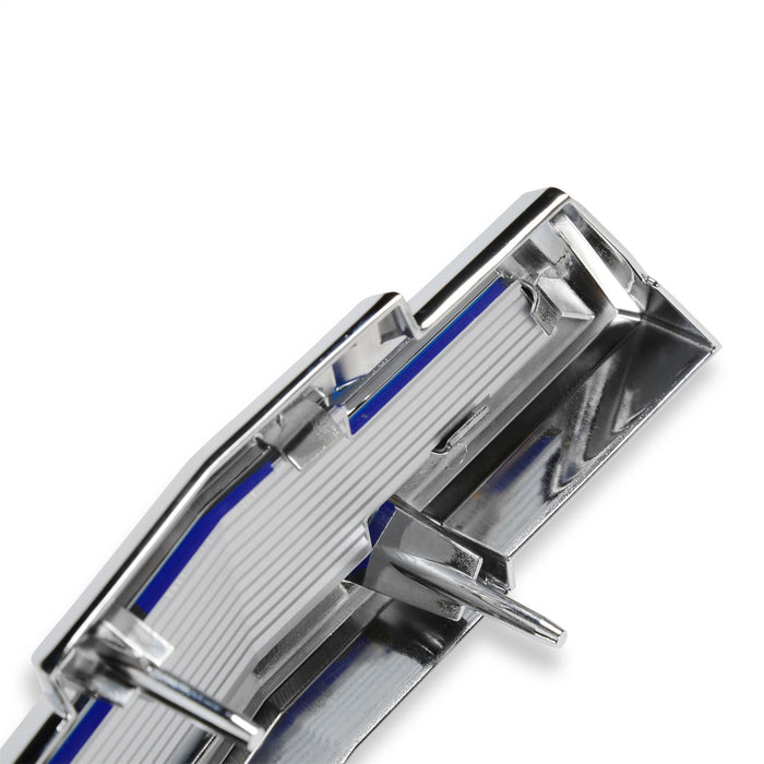 Holley 04-578 Grille Emblem; Blue Bowtie W/Chrome Surround; Incl. Mounting Hardware; - Truck Part Superstore