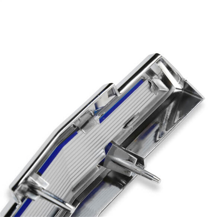 Holley 04-578 Grille Emblem; Blue Bowtie W/Chrome Surround; Incl. Mounting Hardware; - Truck Part Superstore