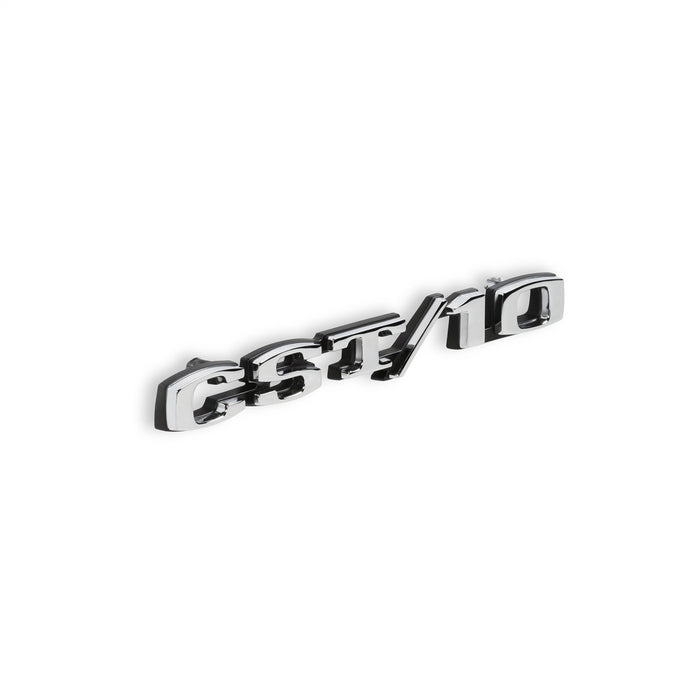 Holley 04-579 Fender Emblem; Black/Silver; Incl. All Factory Mounting Points; Pair; CST/10; - Truck Part Superstore