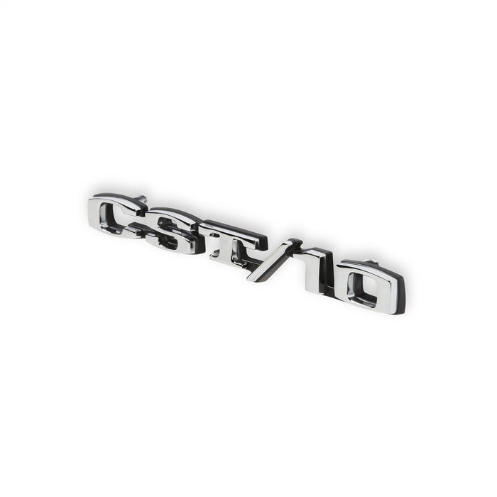 Holley 04-579 Fender Emblem; Black/Silver; Incl. All Factory Mounting Points; Pair; CST/10; - Truck Part Superstore