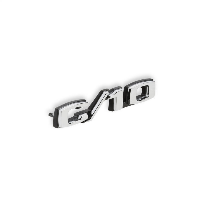 Holley 04-580 Fender Emblem; Black/Silver; Incl. All Factory Mounting Points; Pair; C/10; - Truck Part Superstore