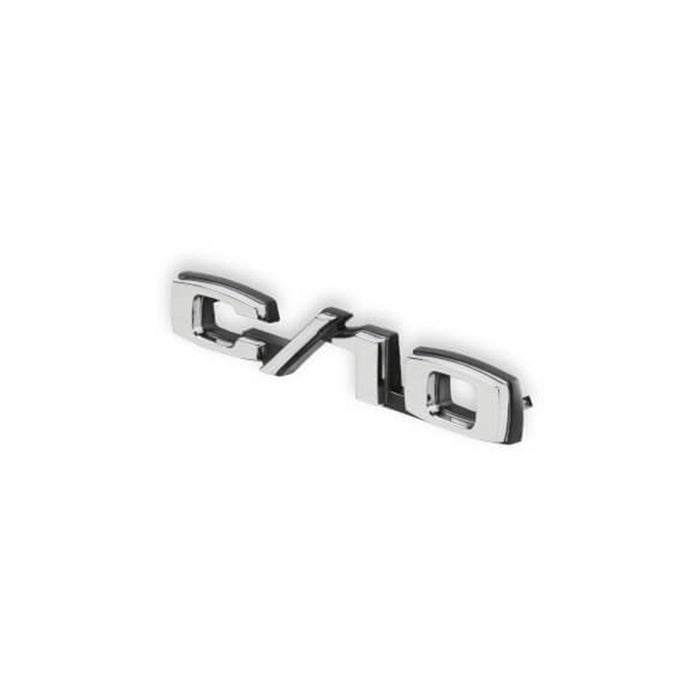 Holley 04-580 Fender Emblem; Black/Silver; Incl. All Factory Mounting Points; Pair; C/10; - Truck Part Superstore