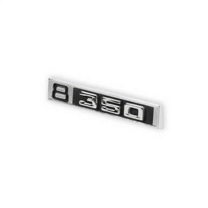 Holley 04-581 Fender Emblem; Black/Silver; Incl. All Factory Mounting Points; Pair; 8/350; - Truck Part Superstore