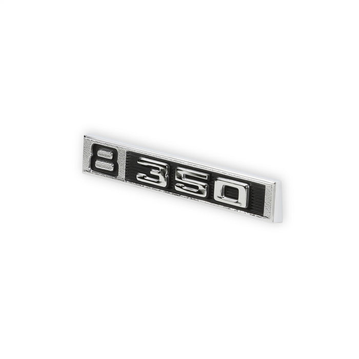 Holley 04-581 Fender Emblem; Black/Silver; Incl. All Factory Mounting Points; Pair; 8/350; - Truck Part Superstore