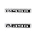 Holley 04-582 Fender Emblem; Black/Silver; Incl. All Factory Mounting Points; Pair; 8/396; - Truck Part Superstore