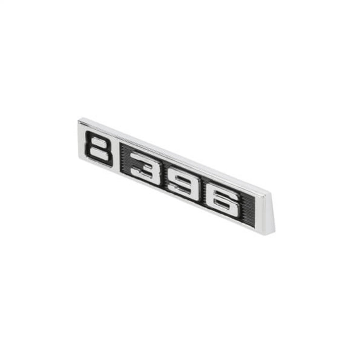 Holley 04-582 Fender Emblem; Black/Silver; Incl. All Factory Mounting Points; Pair; 8/396; - Truck Part Superstore