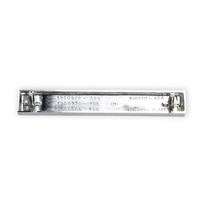 Holley 04-582 Fender Emblem; Black/Silver; Incl. All Factory Mounting Points; Pair; 8/396; - Truck Part Superstore