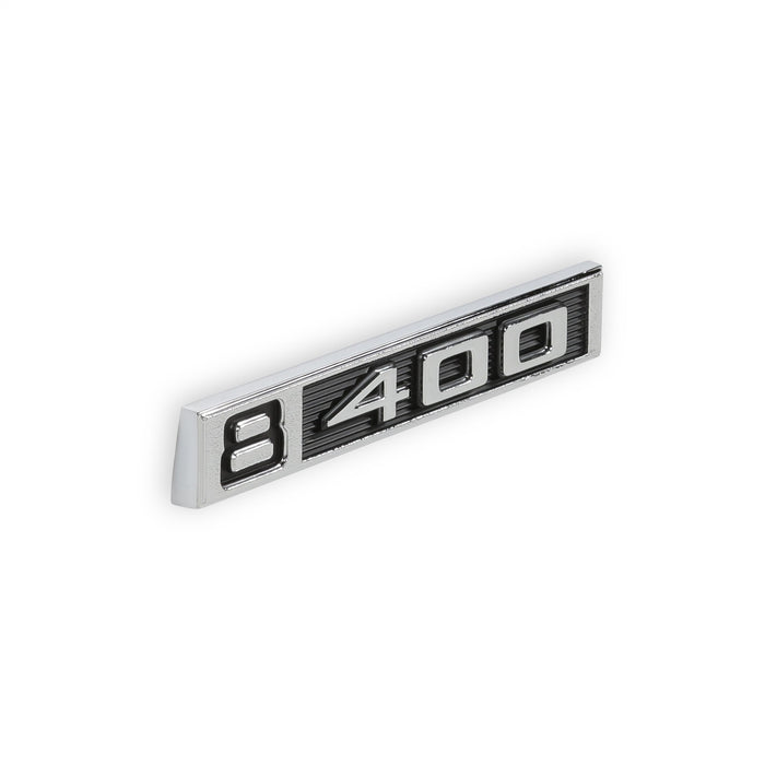 Holley 04-583 Fender Emblem; Black/Silver; Incl. All Factory Mounting Points; Pair; 8/400; - Truck Part Superstore