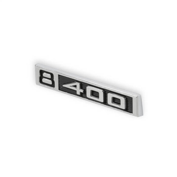 Holley 04-583 Fender Emblem; Black/Silver; Incl. All Factory Mounting Points; Pair; 8/400; - Truck Part Superstore