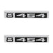 Holley 04-584 Fender Emblem; Black/Silver; Incl. All Factory Mounting Points; Pair; 8/454; - Truck Part Superstore