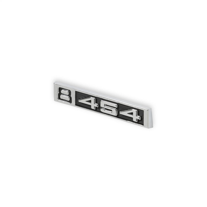 Holley 04-584 Fender Emblem; Black/Silver; Incl. All Factory Mounting Points; Pair; 8/454; - Truck Part Superstore