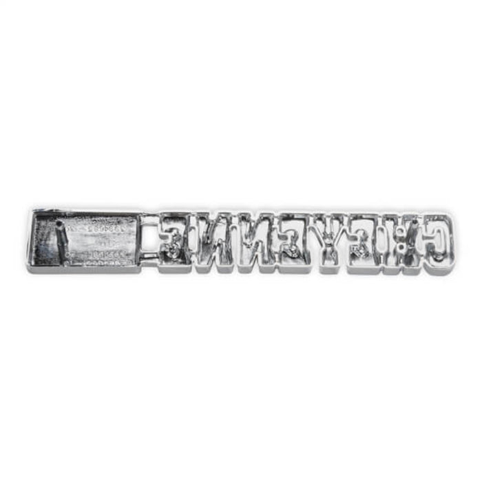 Holley 04-593 Fender Emblem; Red/Silver; Incl. All Factory Mounting Points; Pair; CHEYENNE 20; - Truck Part Superstore