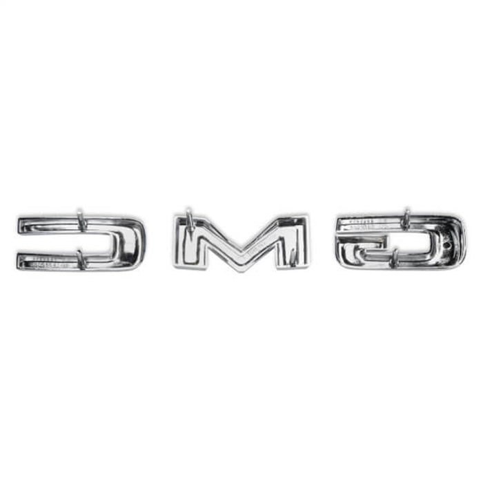Holley 04-596 Hood Emblem; Chrome; GMC Letters Set; Incl. Mounting Hardware; - Truck Part Superstore