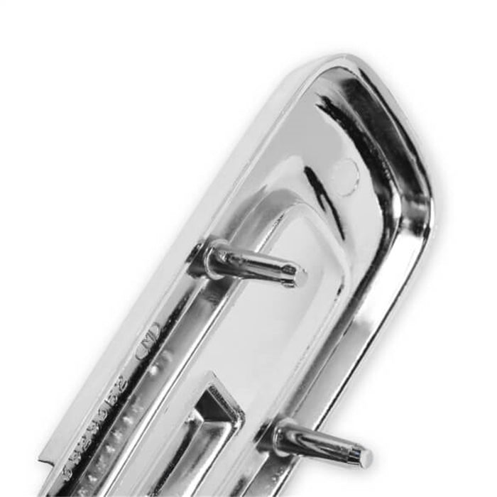 Holley 04-596 Hood Emblem; Chrome; GMC Letters Set; Incl. Mounting Hardware; - Truck Part Superstore