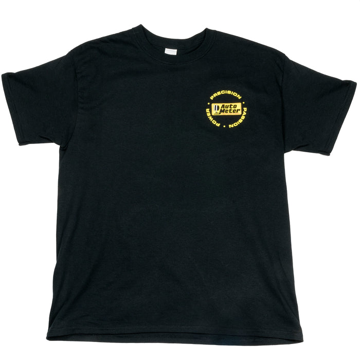 AutoMeter 0422XL T-SHIRT, ADULT XLARGE, BLACK, 'COMPETITION INSTRUMENTS' - Truck Part Superstore