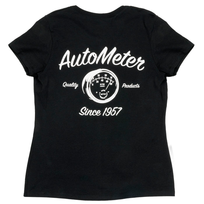AutoMeter 0423WXL T-SHIRT; WOMEN S XLARGE; BLACK; VINTAGE - Truck Part Superstore