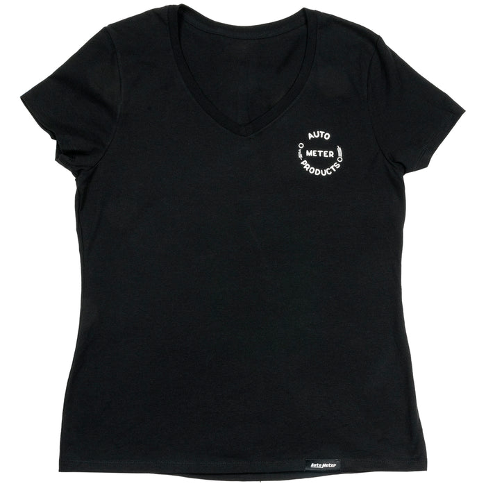 AutoMeter 0423WXL T-SHIRT; WOMEN S XLARGE; BLACK; VINTAGE - Truck Part Superstore