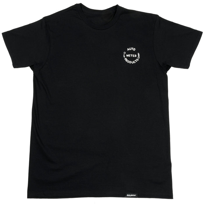 AutoMeter 0423S T-SHIRT; ADULT SMALL; BLACK; VINTAGE - Truck Part Superstore