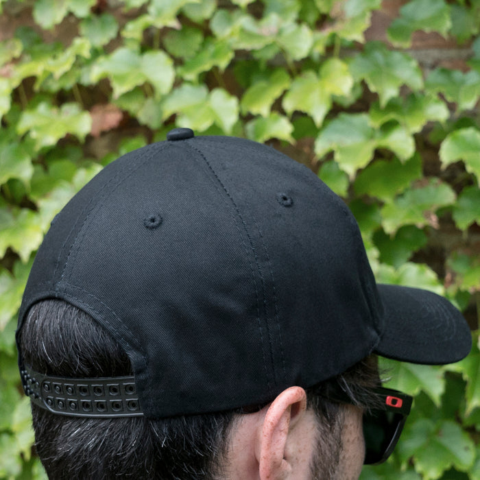 AutoMeter 0436 HAT; SNAP FIT ADJUSTABLE; BLACK; EMBROIDERED; COMPETITION - Truck Part Superstore