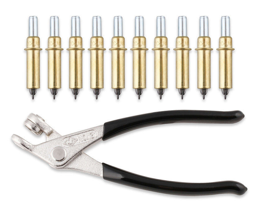 Earl's Performance 044ERL Clecos Kit; 3/16 in.; 10 Pieces; w/Pliers; - Truck Part Superstore