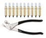 Earl's Performance 044ERL Clecos Kit; 3/16 in.; 10 Pieces; w/Pliers; - Truck Part Superstore