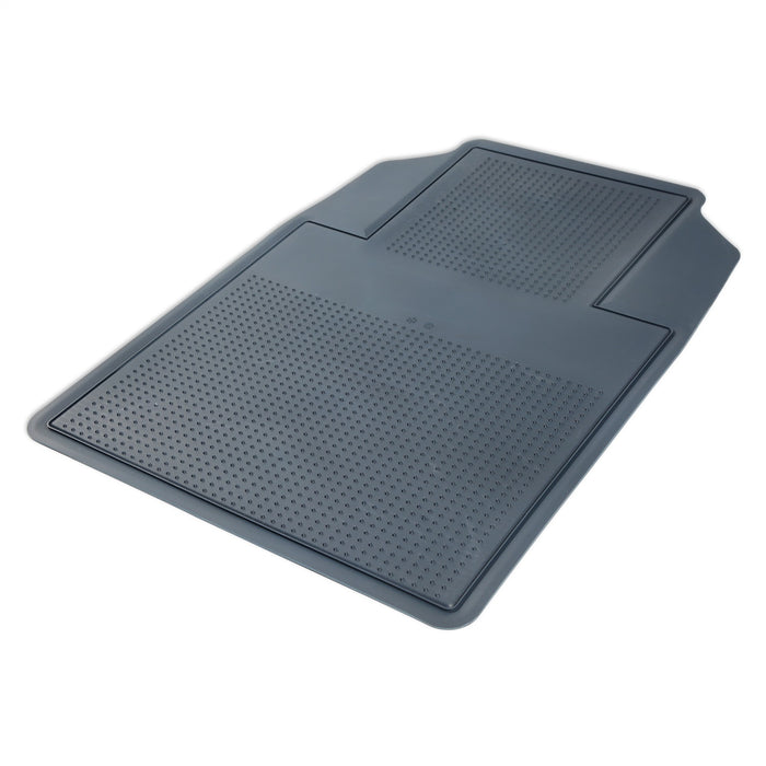 Holley 05-100BL Holley Classic Truck Floor Mat; Blue; PVC Rubber; Sold In Set; - Truck Part Superstore