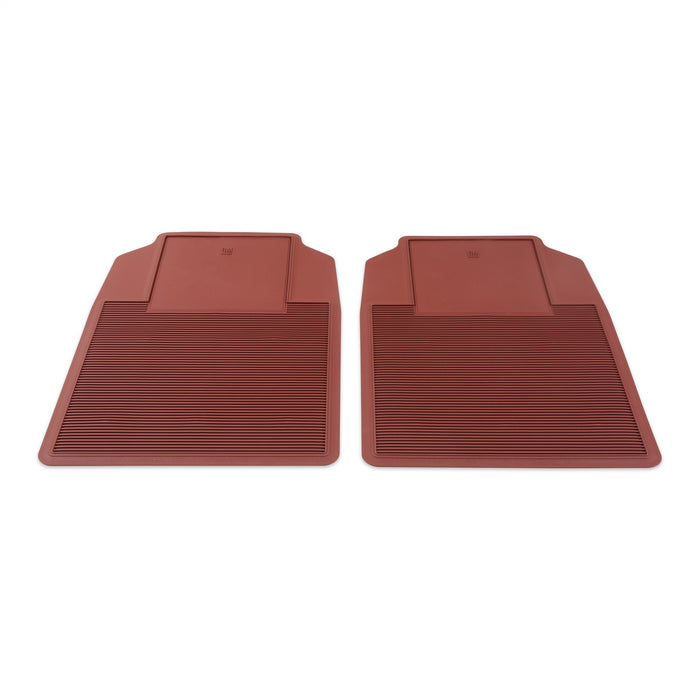 Holley 05-100MN Holley Classic Truck Floor Mat; Maroon; PVC Rubber; Sold In Set; - Truck Part Superstore