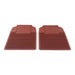 Holley 05-100MN Holley Classic Truck Floor Mat; Maroon; PVC Rubber; Sold In Set; - Truck Part Superstore