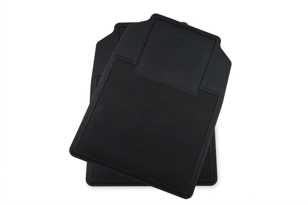 Holley 05-100 Holley Classic Truck Floor Mat; Black; PVC Rubber; Sold In Set; - Truck Part Superstore