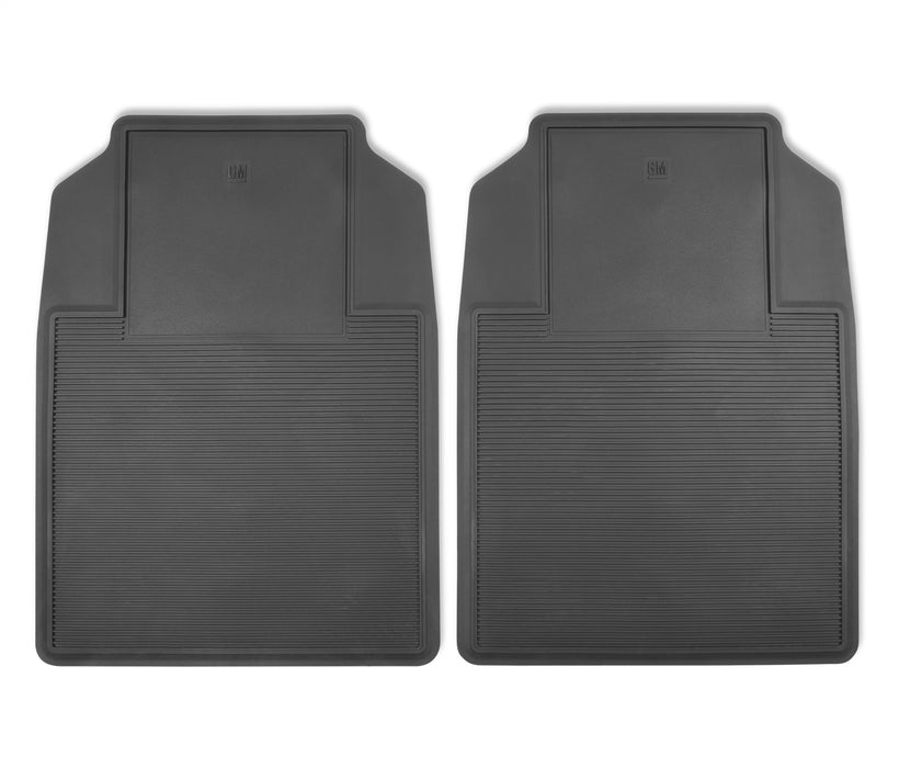 Holley 05-100LG Holley Classic Truck Floor Mat; Dark Grey; PVC Rubber; Sold In Set; - Truck Part Superstore