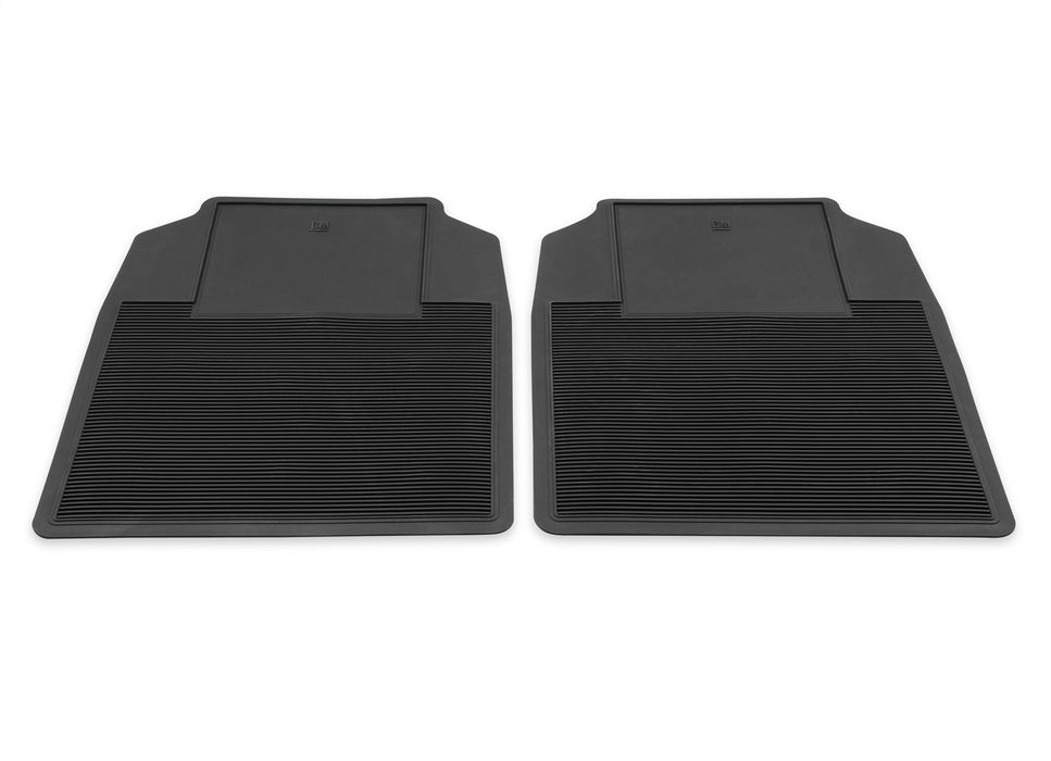 Holley 05-100LG Holley Classic Truck Floor Mat; Dark Grey; PVC Rubber; Sold In Set; - Truck Part Superstore