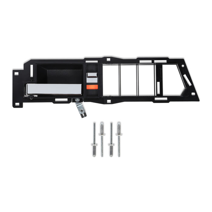 Holley 05-128 Holley Classic Truck Door Handle; Left Hand; Inside; Black/Chrome; - Truck Part Superstore