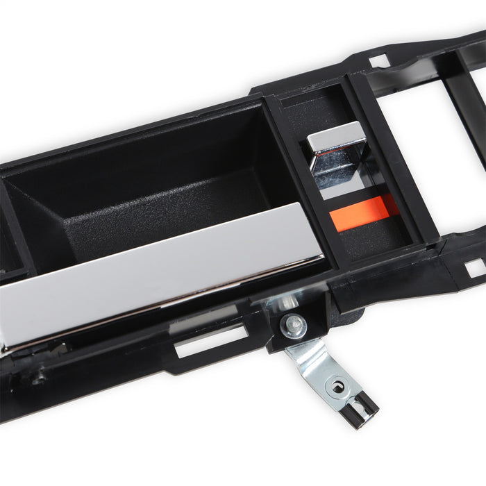 Holley 05-128 Holley Classic Truck Door Handle; Left Hand; Inside; Black/Chrome; - Truck Part Superstore